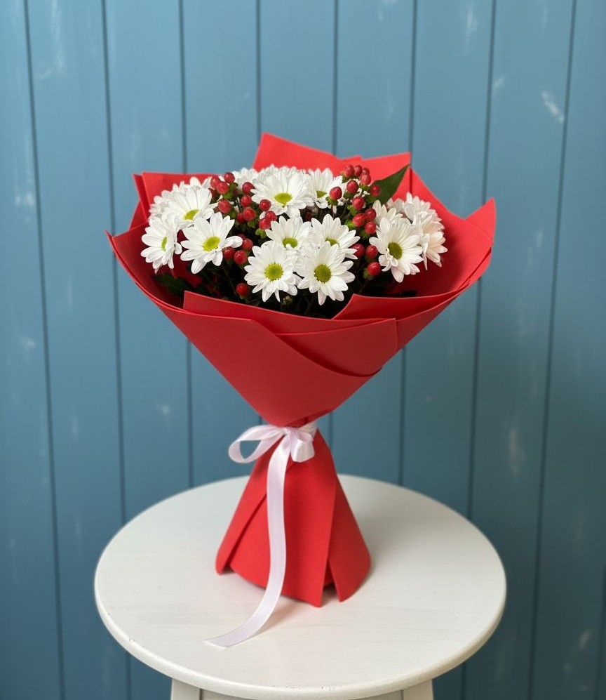 Букет цветов из: Хризантемы в Горки