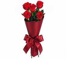 Букет 5 Красных роз Эдлесс Лав в Горки