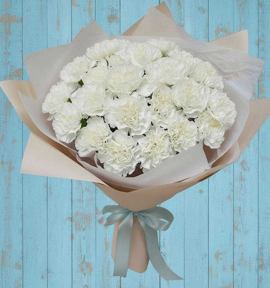 Букет цветов из: Гвоздики в Горки