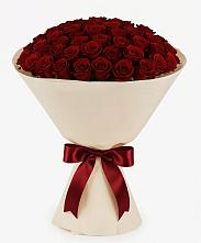 Букет 101 Бордовая роза Блэк Бакарра в Горки