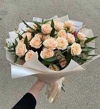 Букет Кремовые розы Латте в Горки