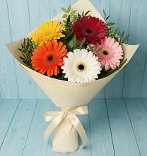 Букет цветов из:  Герберы в Горки