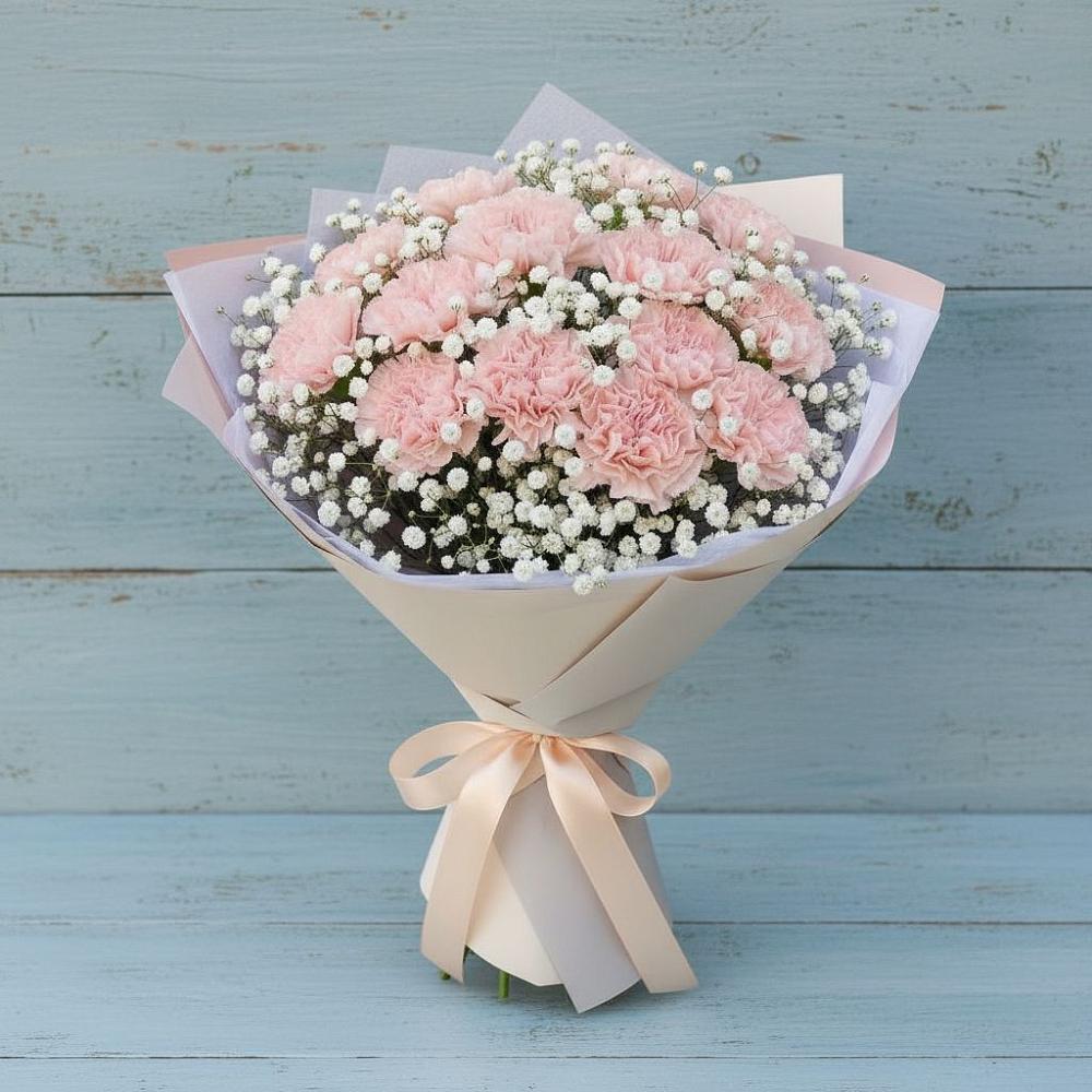 Букет цветов из: Гвоздики в Горки