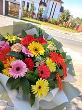 Букет цветов из:  Герберы #REPLACE_PRED# Горки