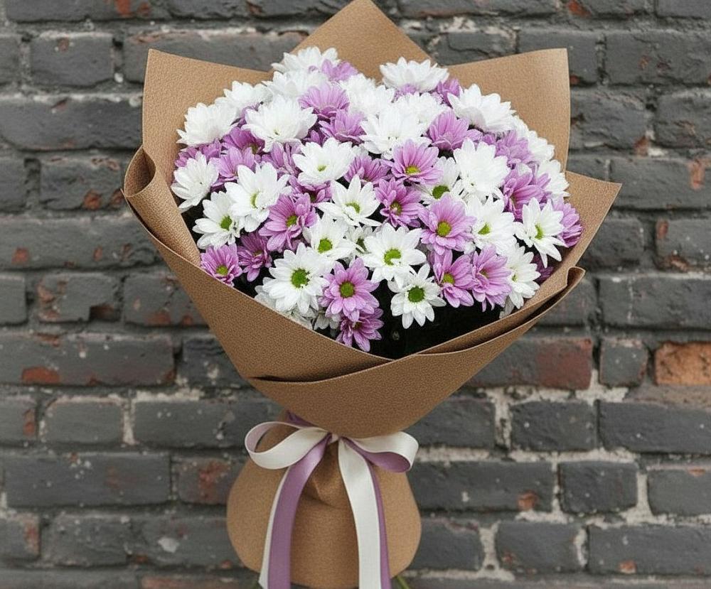 Букет цветов из: Хризантемы в Горки