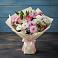 Букет цветов из: Хризантемы, Альстромерии и Розы в Горки